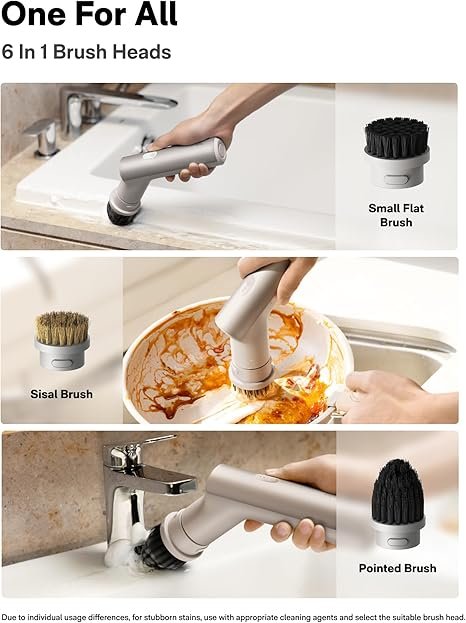 Electric Dish Scrubber (5 in 1)